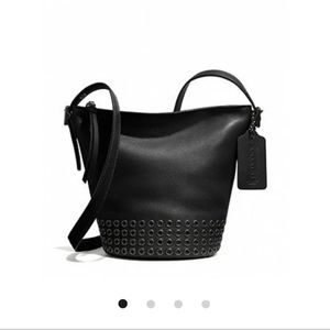 Coach Bleeker grommets mini duffle bag